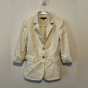 ANTONIO MELANI | Women's Cream Blazer | Size 2